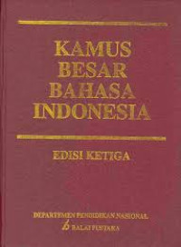 Image of Kamus Besar Bahasa Indonesia - Edisi Ke 3